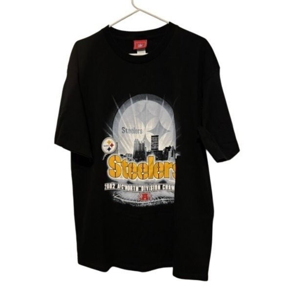 Pittsburgh Steelers 2002 AFC North Champions Size XL T-Shirt